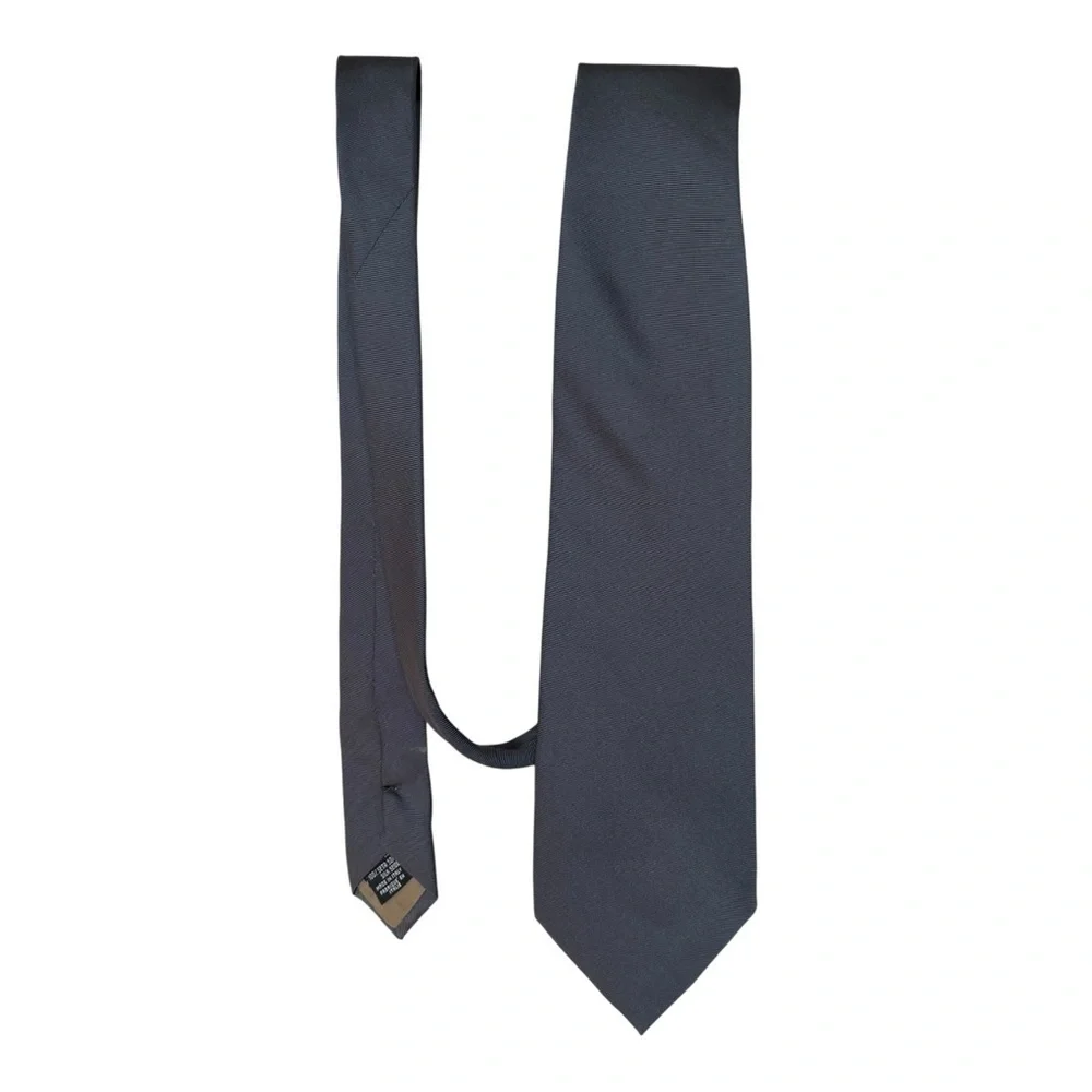 Emporio Armani Authentic Classic Gray Neck Tie 100% Silk
